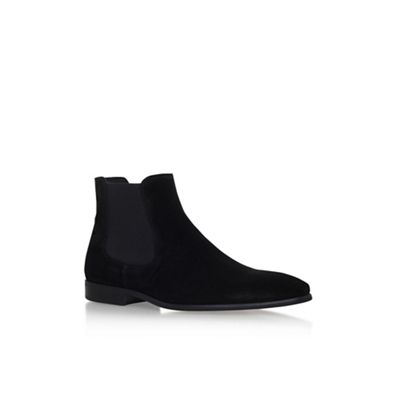 Black 'Francis' flat ankle boot